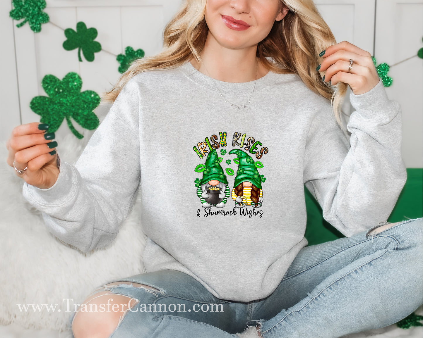 Irish Kises & Shamrock Wishes