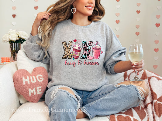 Xoxo Hug & Kisses DTF Transfer