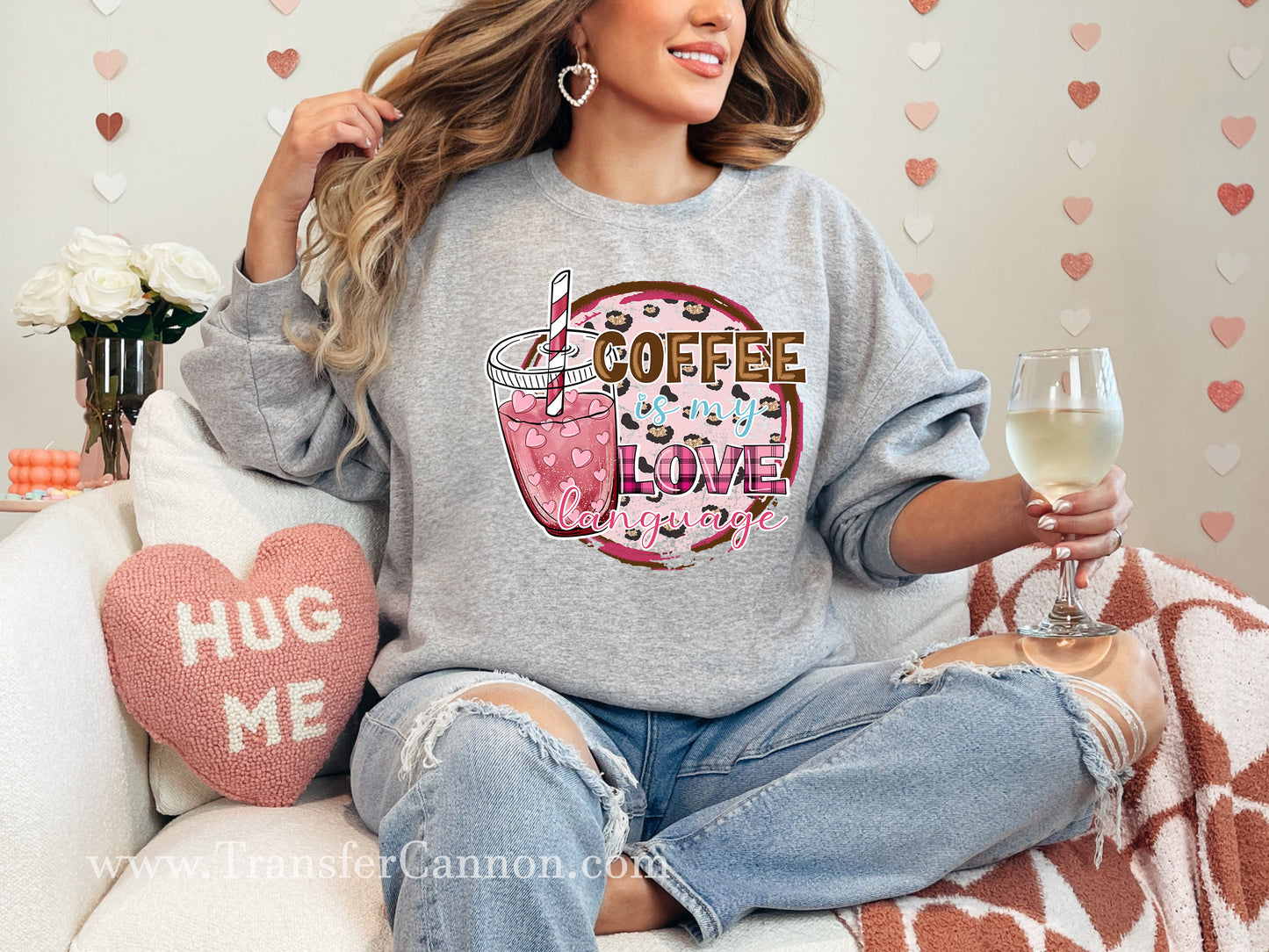 Coffee Is My Love Language DTF Transfer