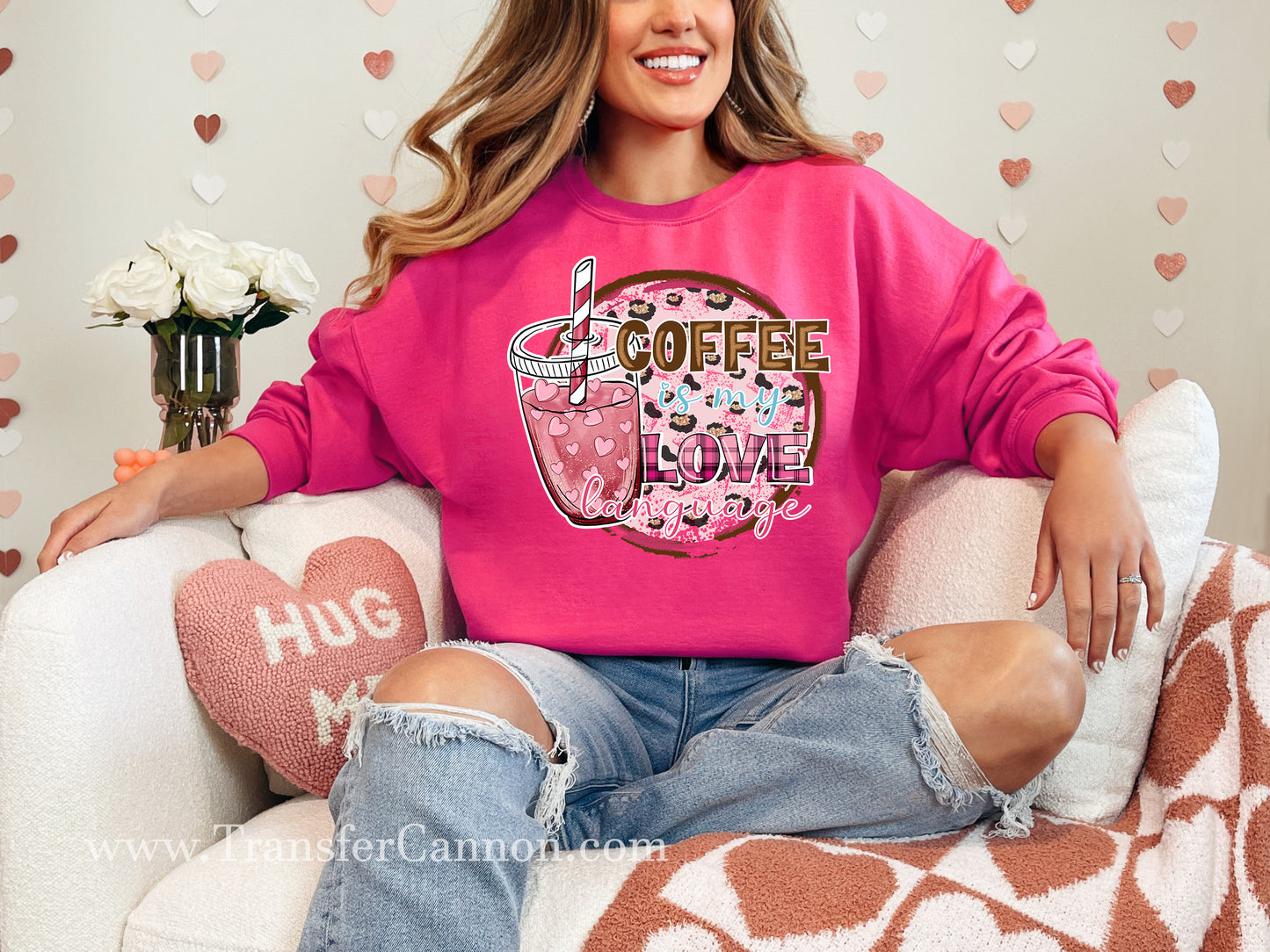 Coffee Is My Love Language DTF Transfer