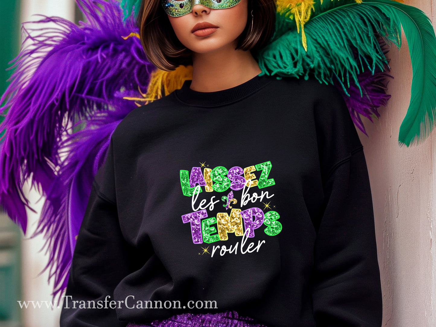 Laissez Les Bon Mardi Gras Dtf Transfer