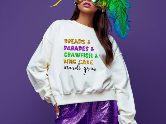 Breads & Parades & Crawfish & King Care Mardi Gras