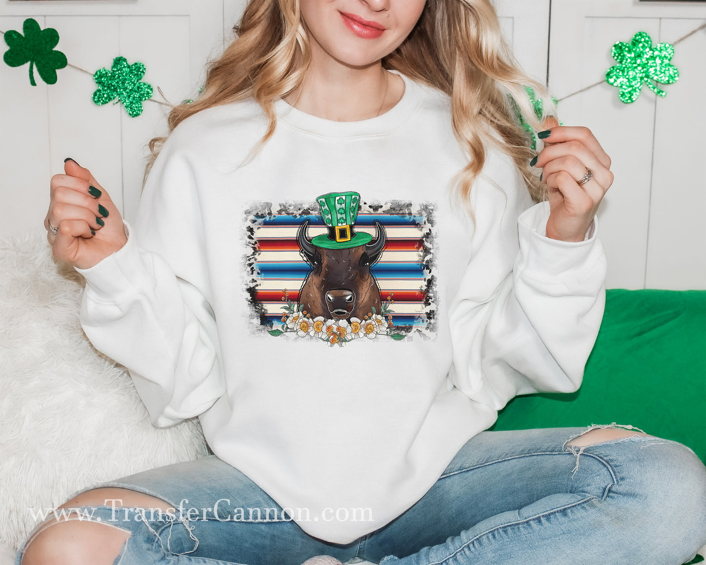 St Patricks Day Bison