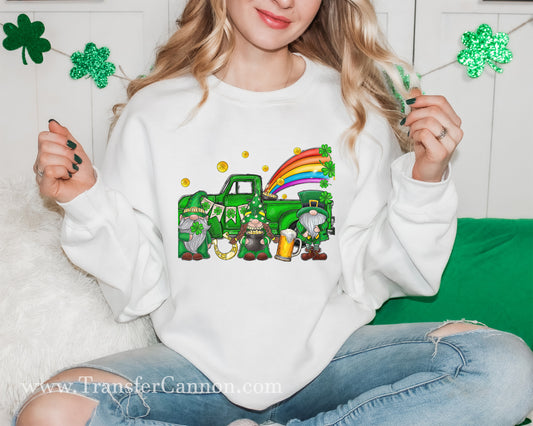 St Patricks Day Gnome Truck