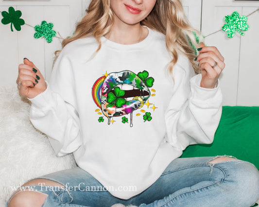 St Patricks Day Lips