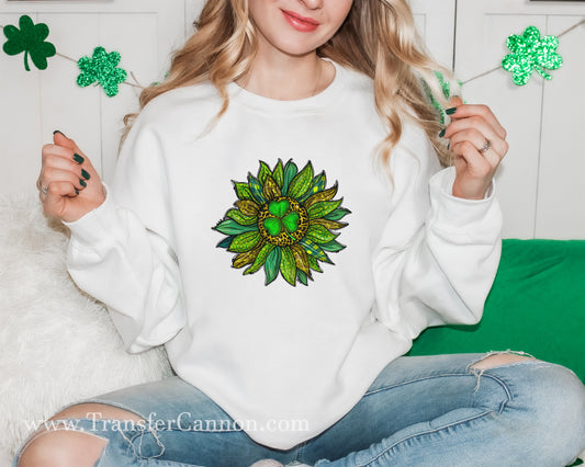 St Patrick's Day Sunflower