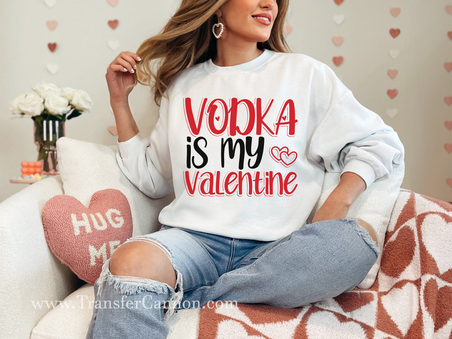 Vodka Is My Valentine DTF Transfer