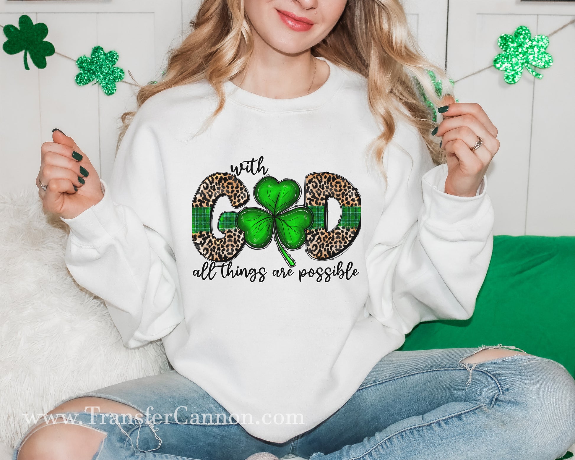 With God all Things are Possible St Patrick’s Day Shirt