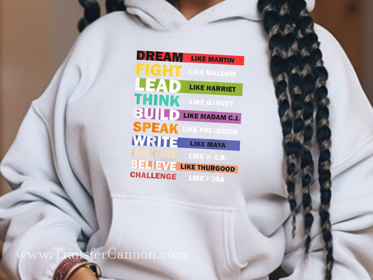 Dream Lead Educate Black History